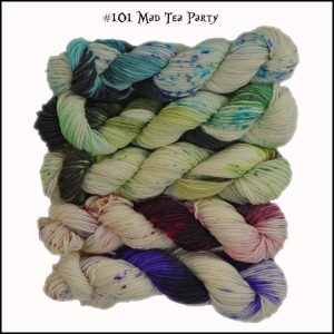 Wonderland Yarns Mini-skein Pack Cheshire Cat - 101 Mad Tea Party