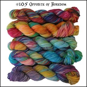 Wonderland Yarns Mini-skein Pack Cheshire Cat - 105 Opposite Of Boredom