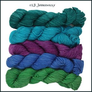 Wonderland Yarns Mini-skein Pack Cheshire Cat - 13 Jabberwocky