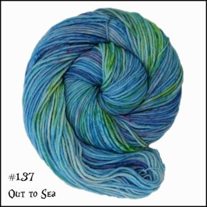 Wonderland Yarns March Hare worsted, Variegated - 137 Out To Sea