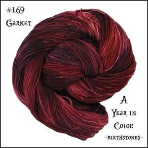 Wonderland Yarns March Hare worsted, Variegated - 169 Garnet
