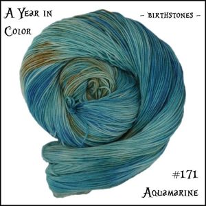 Wonderland Yarns March Hare worsted, Variegated - 171 Aquamarine