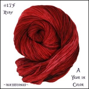 Wonderland Yarns March Hare worsted, Variegated - 175 Ruby
