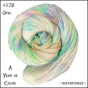 Wonderland Yarns March Hare worsted, Variegated - 178 Opal