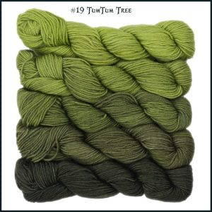 Wonderland Yarns Mini-skein Pack Cheshire Cat - 19 Tum Tum Tree