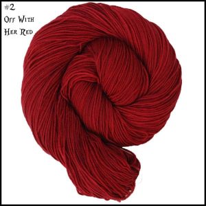 Wonderland Yarns Cheshire Cat Tonals - 2 Off With Her Red