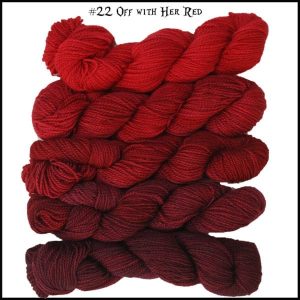 Wonderland Yarns Mini-skein Pack Cheshire Cat - 22 Off With Her Red