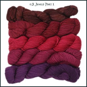 Wonderland Yarns Mini-skein Pack Cheshire Cat - 3 Jewel Part 1