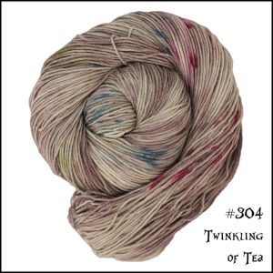 Wonderland Yarns March Hare worsted, Variegated - 304 Twinkling Of Tea