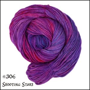 Wonderland Yarns March Hare worsted, Variegated - 306 Shooting Stars