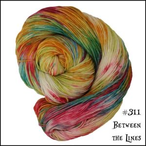Wonderland Yarns March Hare worsted, Variegated - 311 Between The Lines