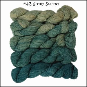 Wonderland Yarns Mini-skein Pack Cheshire Cat - 42 Slithy Serpent