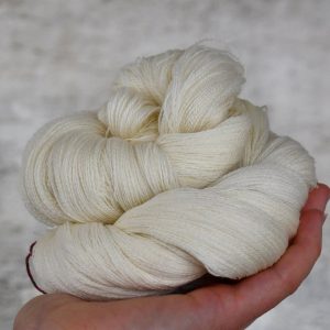 未染色毛线 蕾丝线 - 49001 100%超水洗美利奴羊毛 100克 1200米