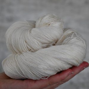 未染色毛线 蕾丝线 - 49012 80%超水洗美利奴羊毛 20%竹纤维 100克 800米