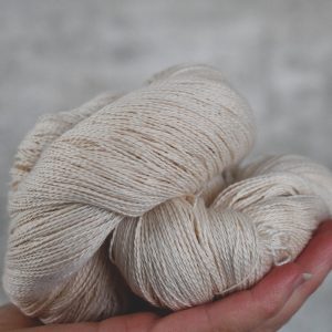 未染色毛线 蕾丝线 - 49047 100%皮马棉 100克 800米
