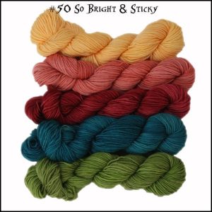 Wonderland Yarns Mini-skein Pack Cheshire Cat - 50 So Bright & Sticky