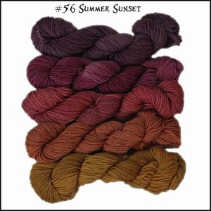 Wonderland Yarns Mini-skein Pack Cheshire Cat - 56 Summer Sunset