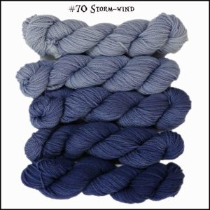 Wonderland Yarns Mini-skein Pack Cheshire Cat - 70 Storm Wind