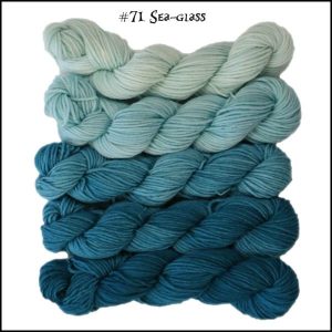 Wonderland Yarns Mini-skein Pack Cheshire Cat - 71 Sea Glass