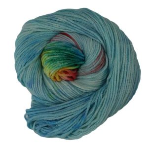 Wonderland Yarns March Hare worsted, Variegated - CB2 Blue Skies & Rainbows