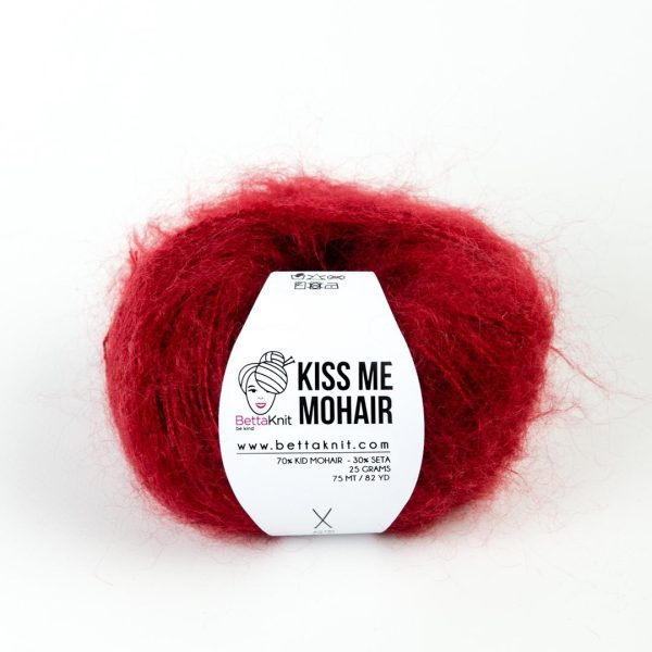Bettaknit Kiss Me Mohair - Cherry