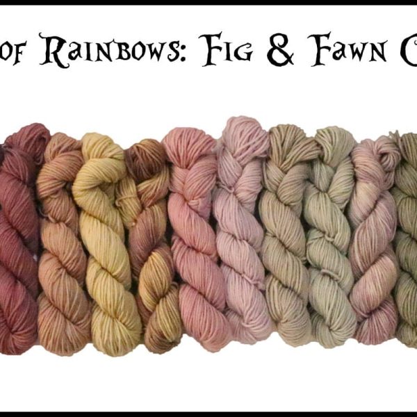 Wonderland Yarns So Fond Of Rainbows Cheshire Cat - Fig & Fawn