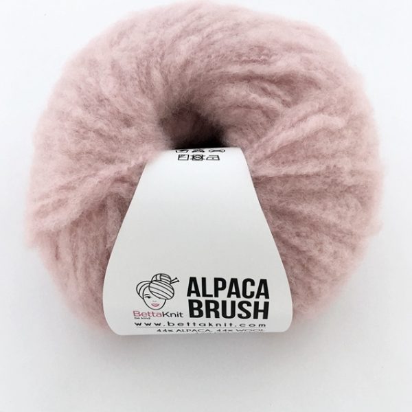 Bettaknit Alpaca Brush - Mallow Rose