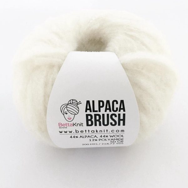 Bettaknit Alpaca Brush - Milk