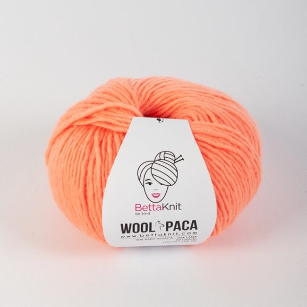 Bettaknit Woolpaca - Orange Flou