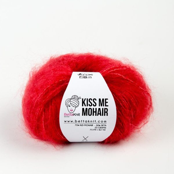 Bettaknit Kiss Me Mohair - Red