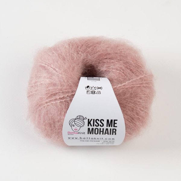 Bettaknit Kiss Me Mohair - Rosewood