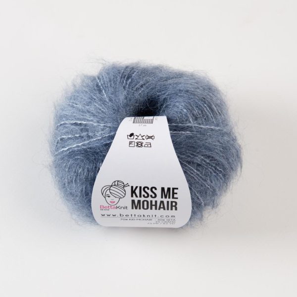 Bettaknit Kiss Me Mohair - Slate Blue