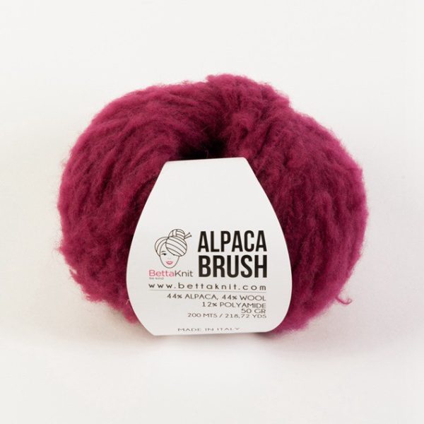 Bettaknit Alpaca Brush - Wine